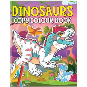 Dreamland Dinosaurs Copy Colour Book