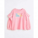 H&M Sibling Sweatshirt - Light Pink/Little Sister, 8-10yr