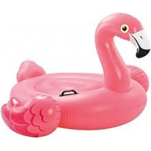 Intex Inflatable Pink Flamingo Ride-On