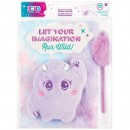 Make It Real Imagination Land Wild Style  Plush Journal and Pen