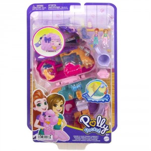 Mattel Polly Pocket Groom & Glam Poodle Compact