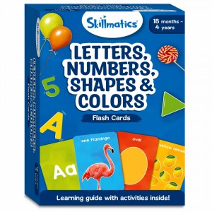 Skillmatics Flash Cards for Toddlers - Letters, Numbers, Shapes