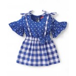 Babyhug Tops and Skirts Girl Half sleeves Back-Buttons, 9-12m