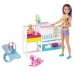 Barbie Babysitter Nursery Playset Doll