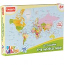 Funskool Play & learn Let's Learn The World Map