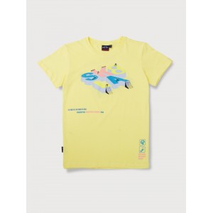 Gini & Jony T-Shirt Half Sleeves - Yellow Iris , 8