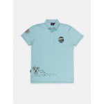 Gini & Jony Polo T-Shirt Half Sleeves - Blue Radiance, 12m