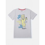 Gini & Jony T-Shirt Half Sleeves - Glacier Grey, 18m