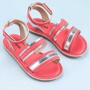 Pine Kids Party Wear Sandals - Pink, Size EU 35