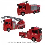 Waya Alloy Pull Back Fire Truck